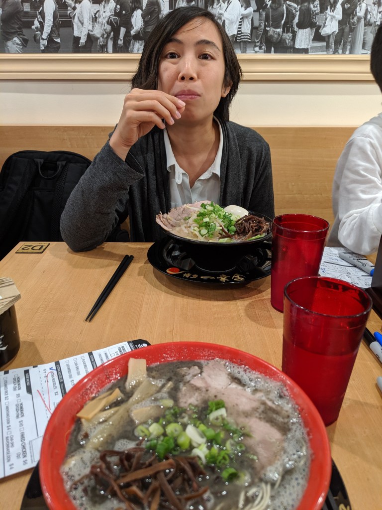 Squeezing into a shared table