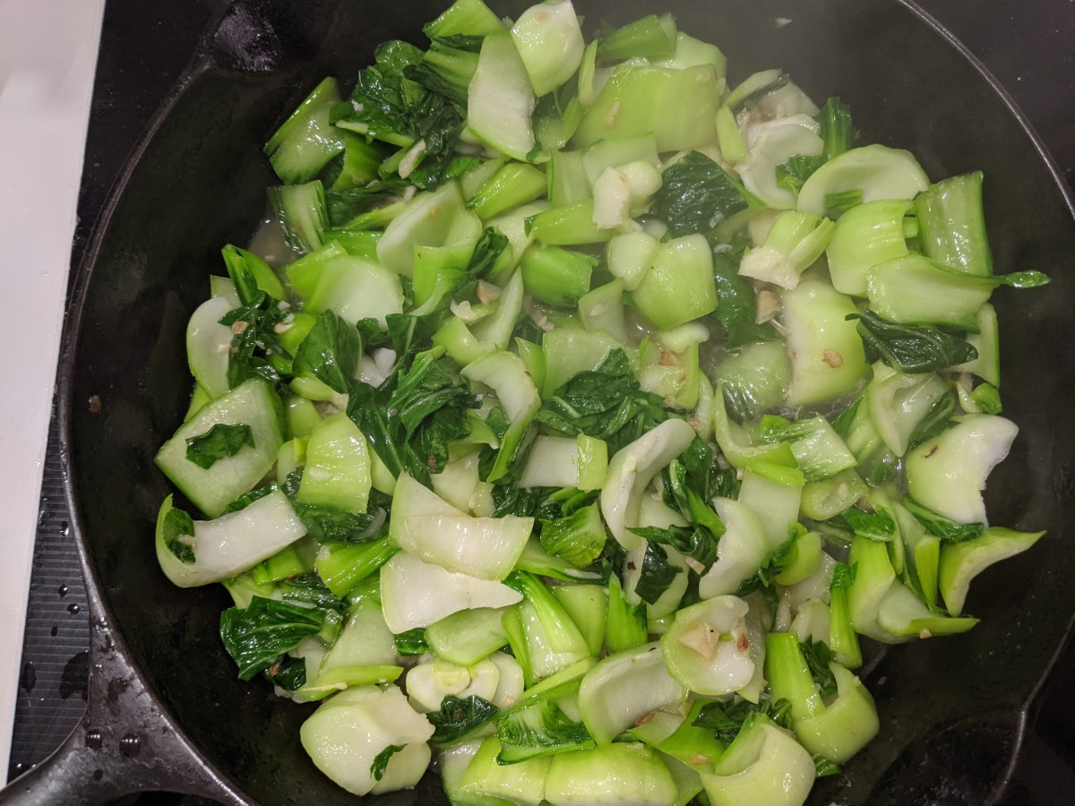 Kid Favorite Garlic Bok Choy, Simple and Super Easy